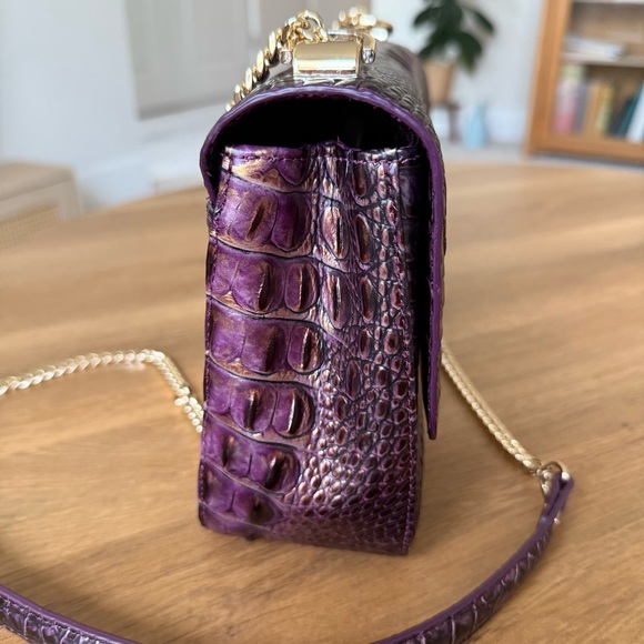 Brahmin Rosalie Crossbody Fig Jam Melbourne Genuine Leather - Picture 6 of 15